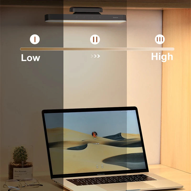 Baseus Magnetic LED Night Light - Stepless Dimming Table Lamp 💡✨