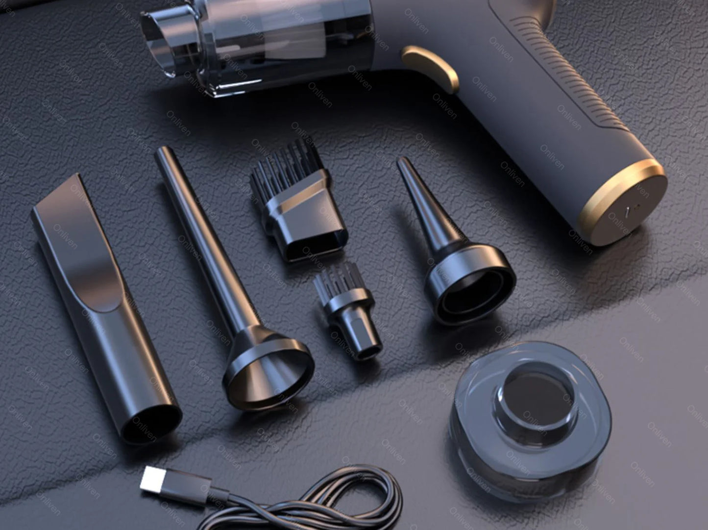 SZUK 98000PA Car Vacuum Cleaner - Mini Powerful Handheld Cleaner for Car & Home 🚗✨