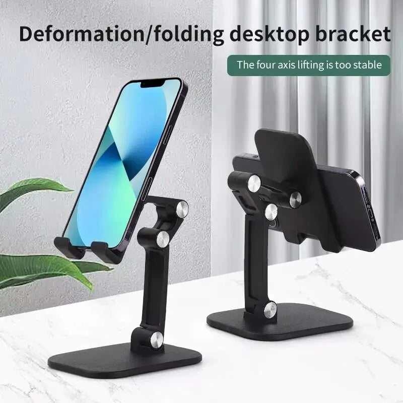 Desktop Phone Holder - Adjustable, Foldable Stand for Phones & Tablets 📱✨