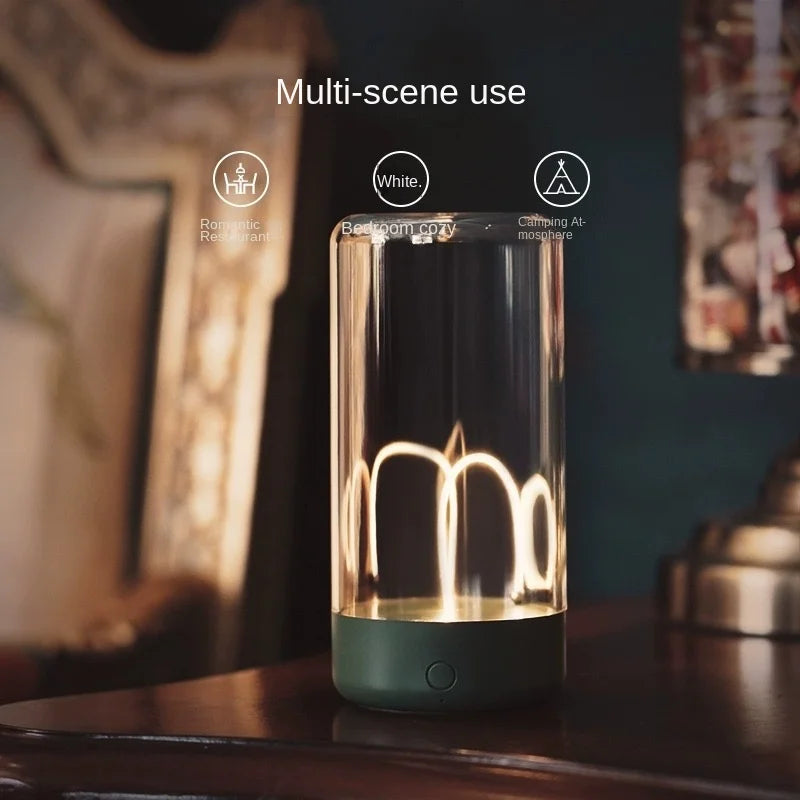 Portable Quantum Wire Ambient Magnetic Light - Rechargeable USB Night Light 💡✨
