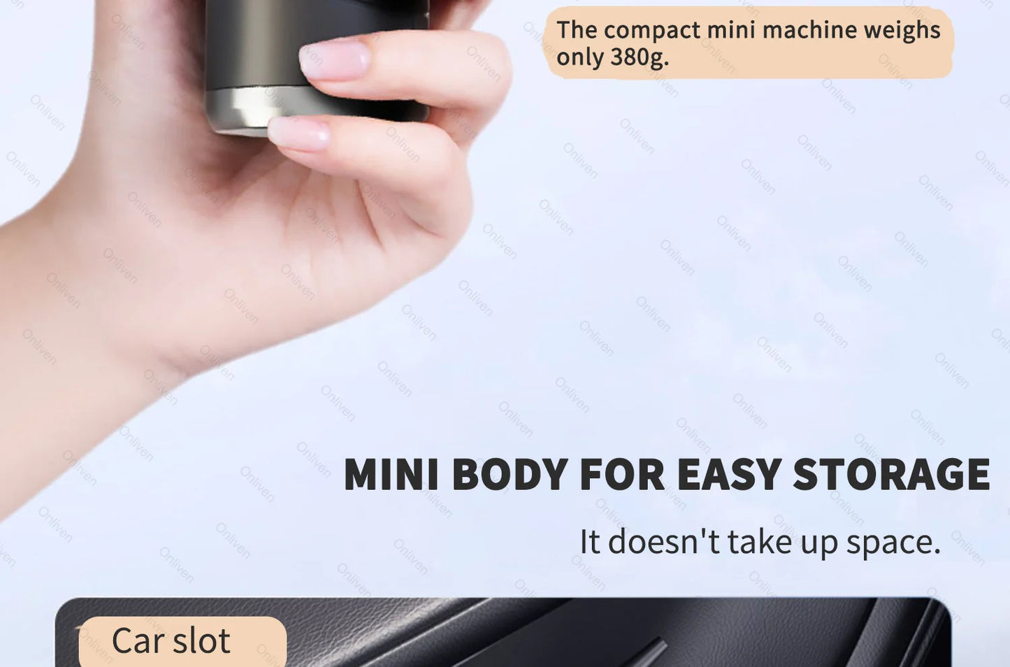 SZUK 98000PA Car Vacuum Cleaner - Mini Powerful Handheld Cleaner for Car & Home 🚗✨