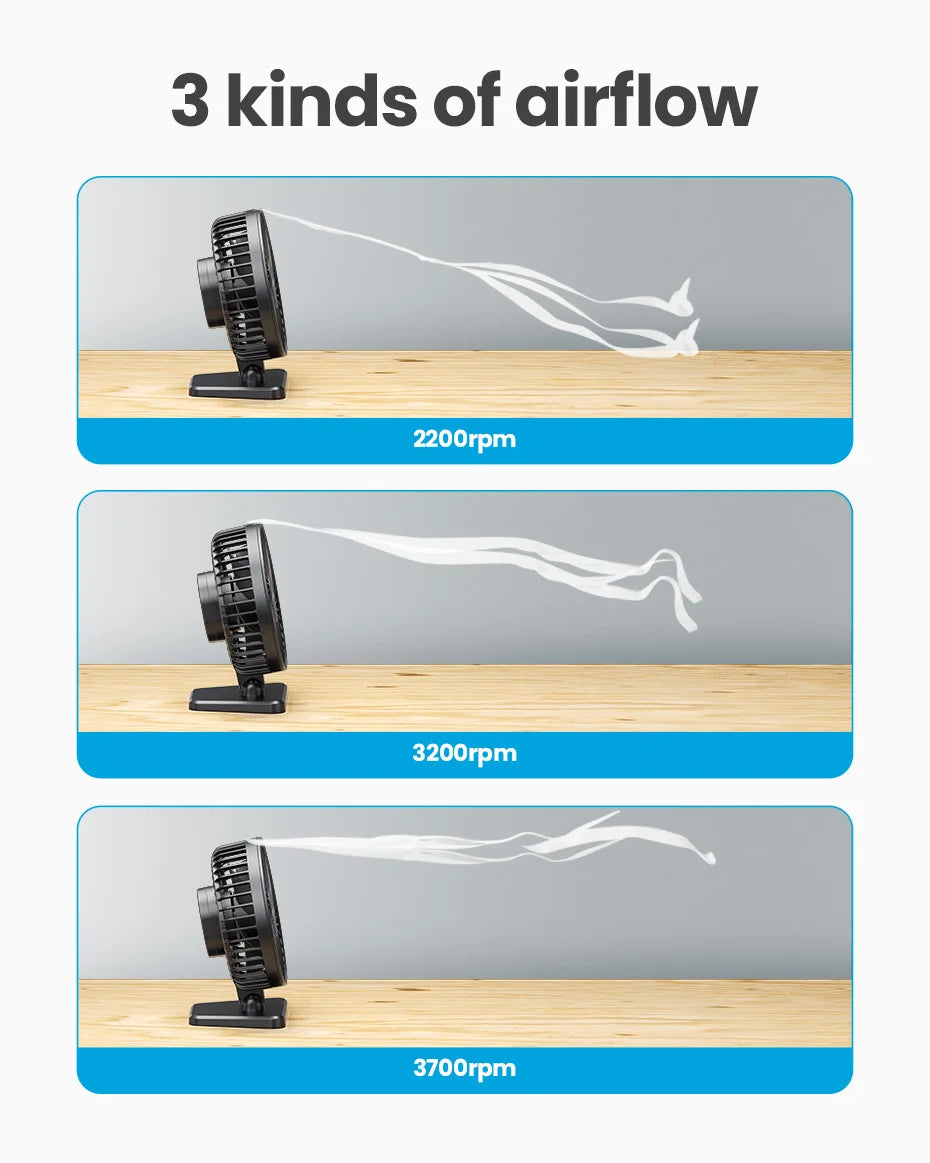 GAIATOP Mini USB Desktop Fan - Portable Cooling for Home & Office 🌬️✨