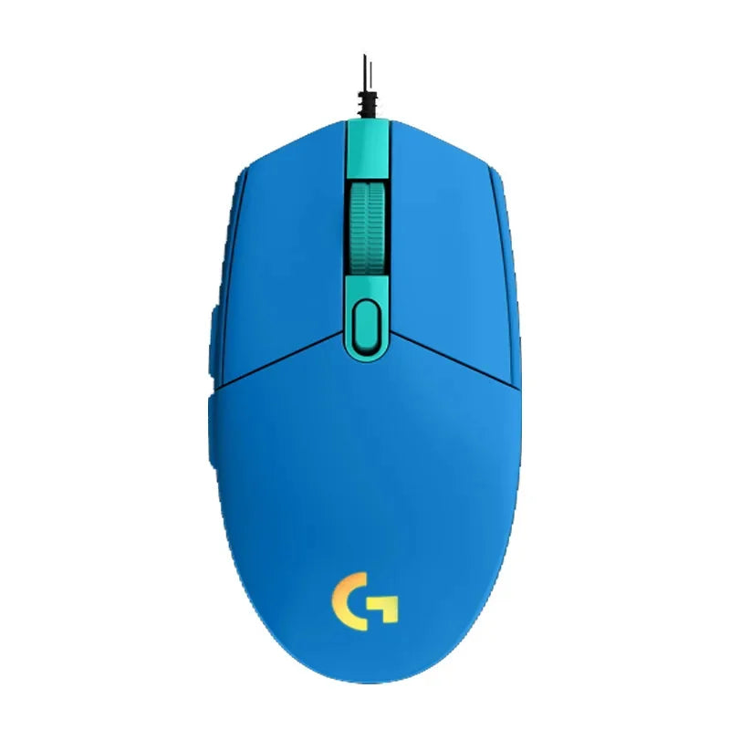 Logitech G102 Gaming Mouse - 8000 DPI USB Wired with Rainbow RGB 🌈✨