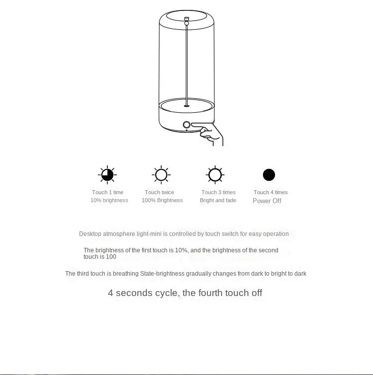 Portable Quantum Wire Ambient Magnetic Light - Rechargeable USB Night Light 💡✨