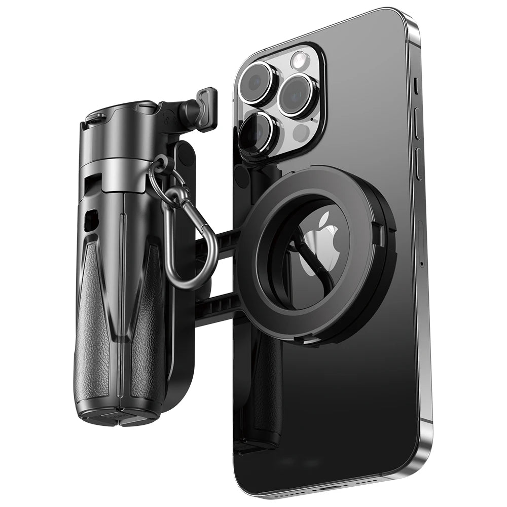 Magnetic Phone Tripod - Wireless Grip Selfie Stick for iPhone & Samsung 📱✨