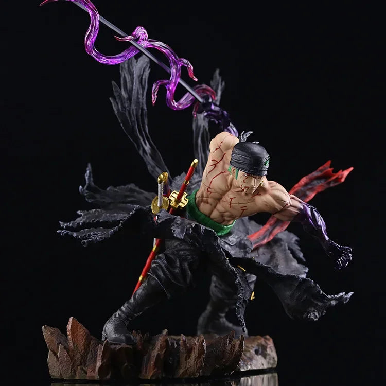 35CM One Piece Anime Roronoa Zoro Figurine Pvc Gk Statue Figurine Model Doll Collection