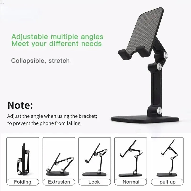 Desktop Phone Holder - Adjustable, Foldable Stand for Phones & Tablets 📱✨