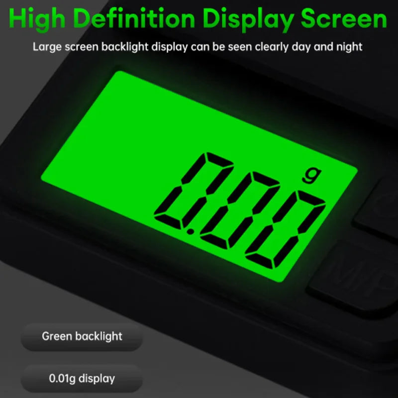 Precision Pocket Scale 1000g x 0.1g - Digital Mini Scale for Food, Jewelry & Travel ⚖️✨