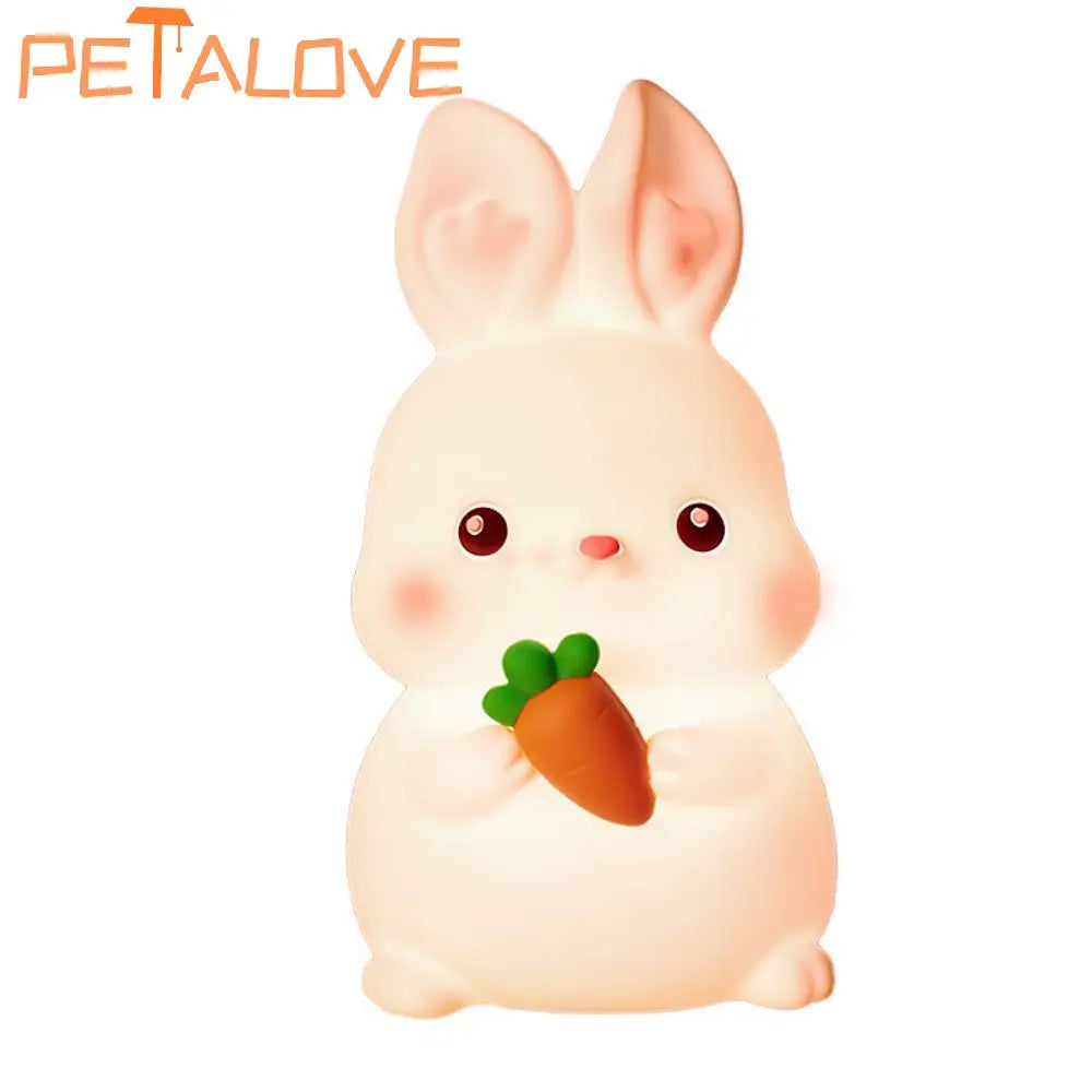 Cute Animal Night Light - Panda, Rabbit, Duck Silicone Lamp for Kids 🌟✨