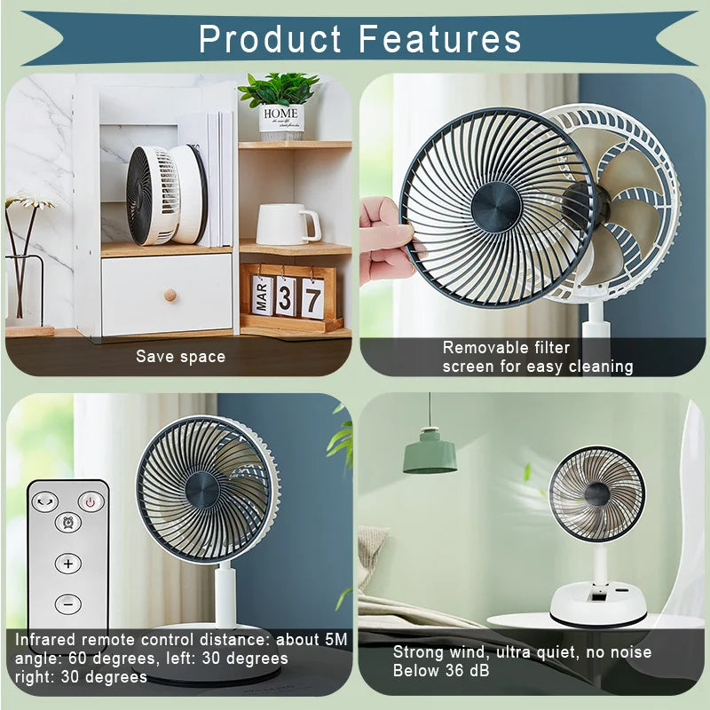 Beat the Heat with the Portable Folding Fan in 2025! 🌬️✨