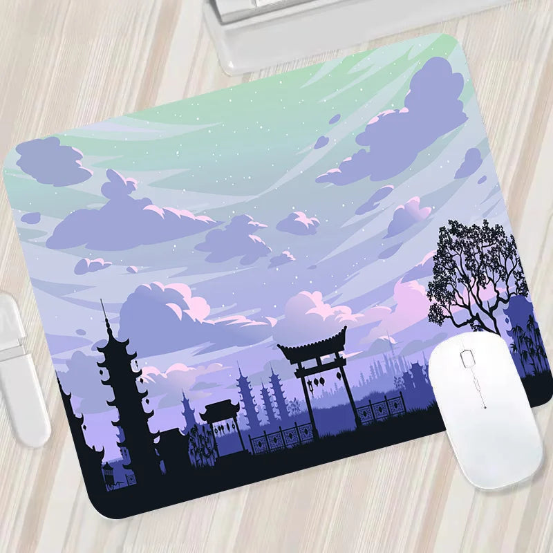 Night Moon Large Cool Mouse Pad – Premium Non-Slip Esports Desk Mat for Laptop & PC Gaming