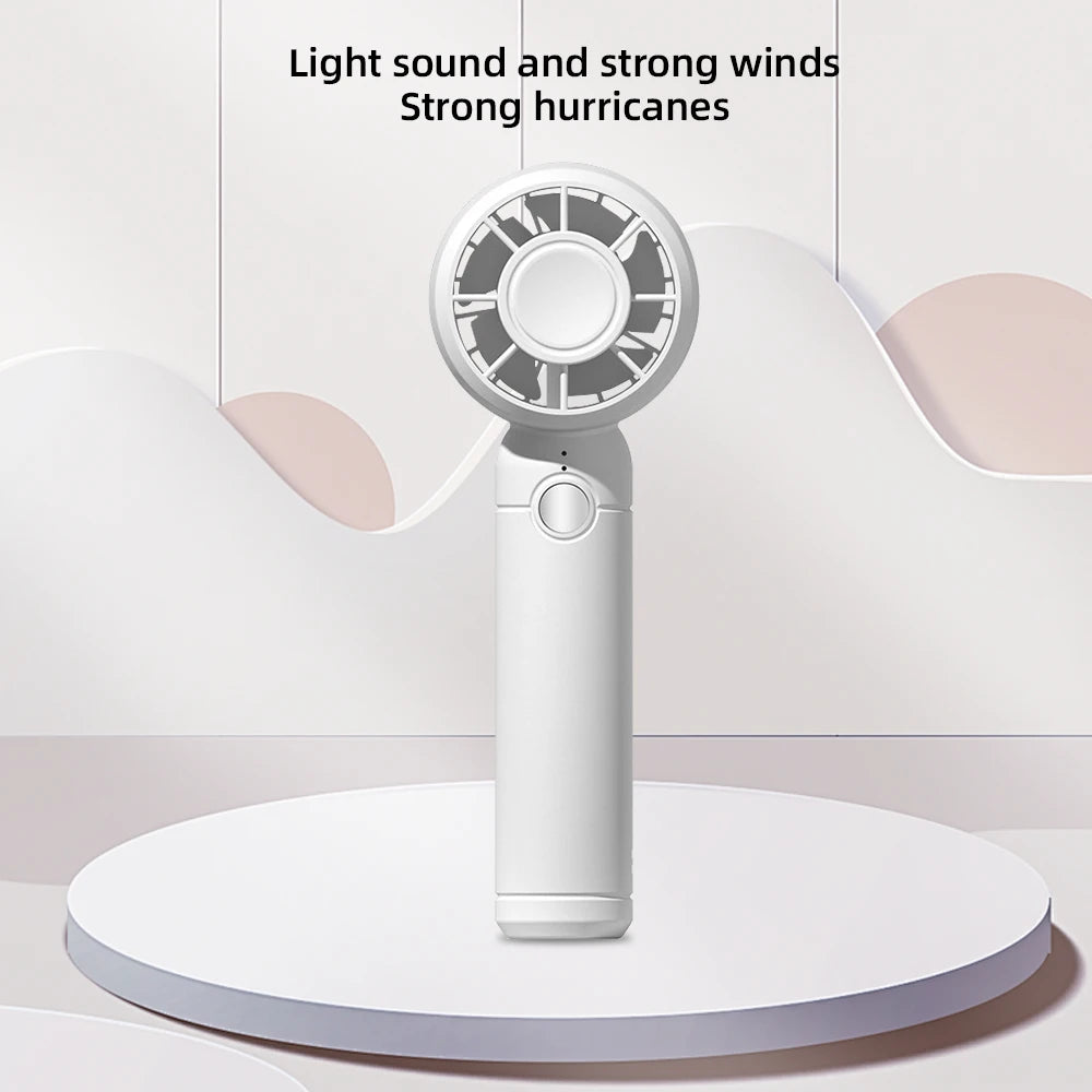 2025 USB Mini Fan - Rechargeable Portable Cooling for Office & Travel 🌬️✨