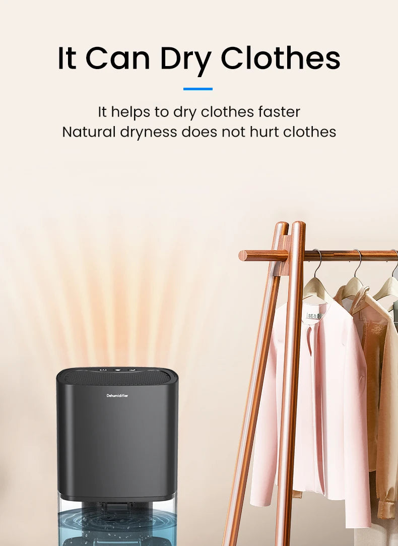 Air Dehumidifier Portable Mute Moisture Absorber - Fresh Air for Home & Office 🌬️✨