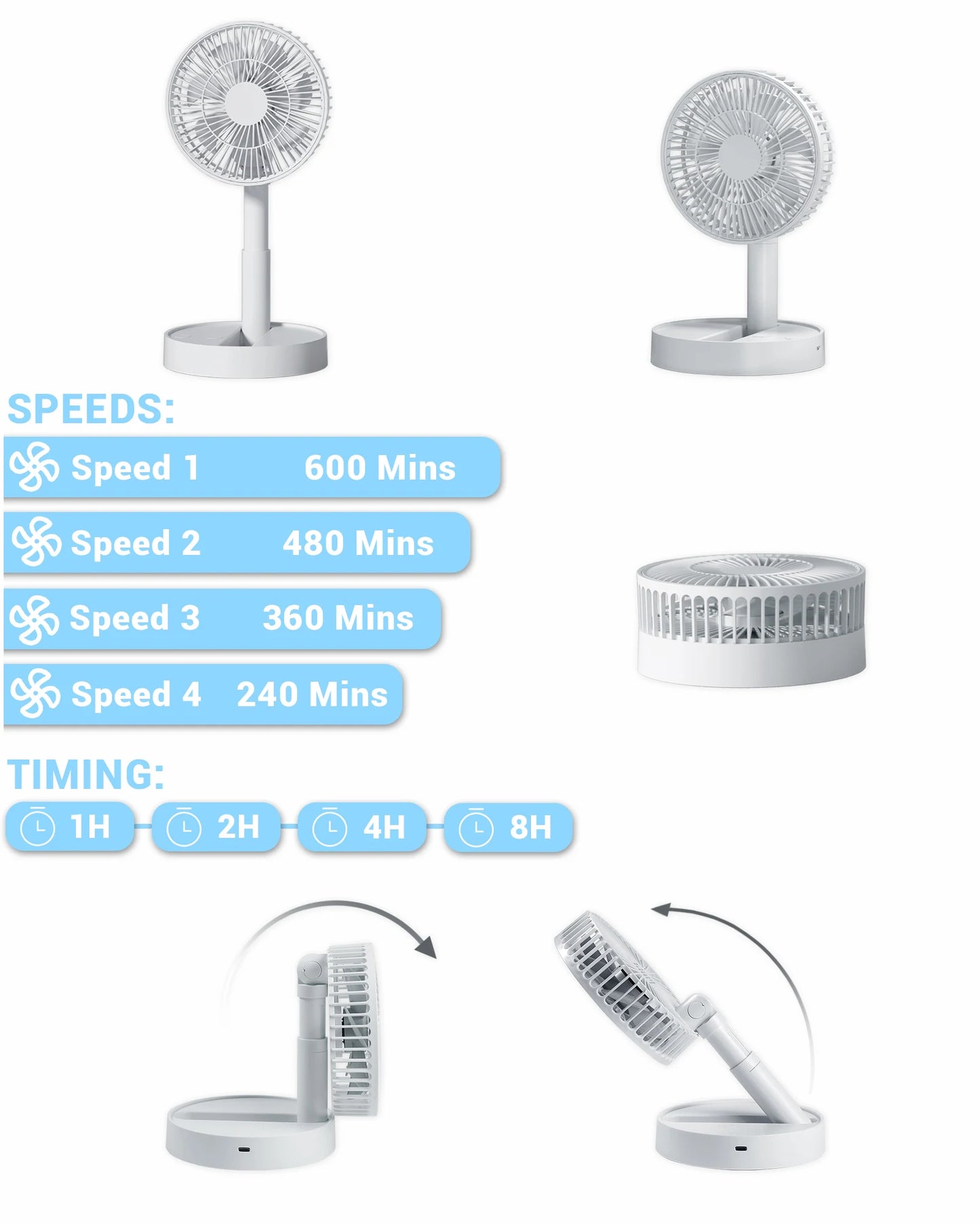 Stay Cool in 2025 with the USB Foldable Fan! 🌬️✨