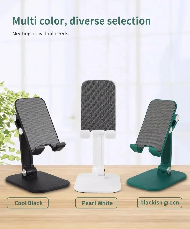 Desktop Phone Holder - Adjustable, Foldable Stand for Phones & Tablets 📱✨