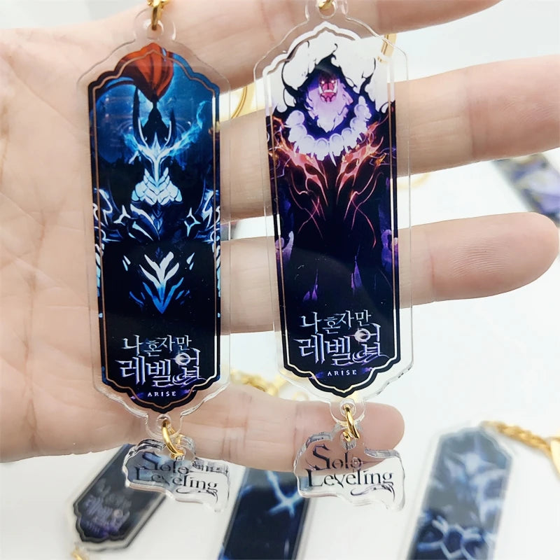 Solo Leveling with the Sung Jinwoo Fun Acrylic Keychain – Stunning Jewelry Pendant
