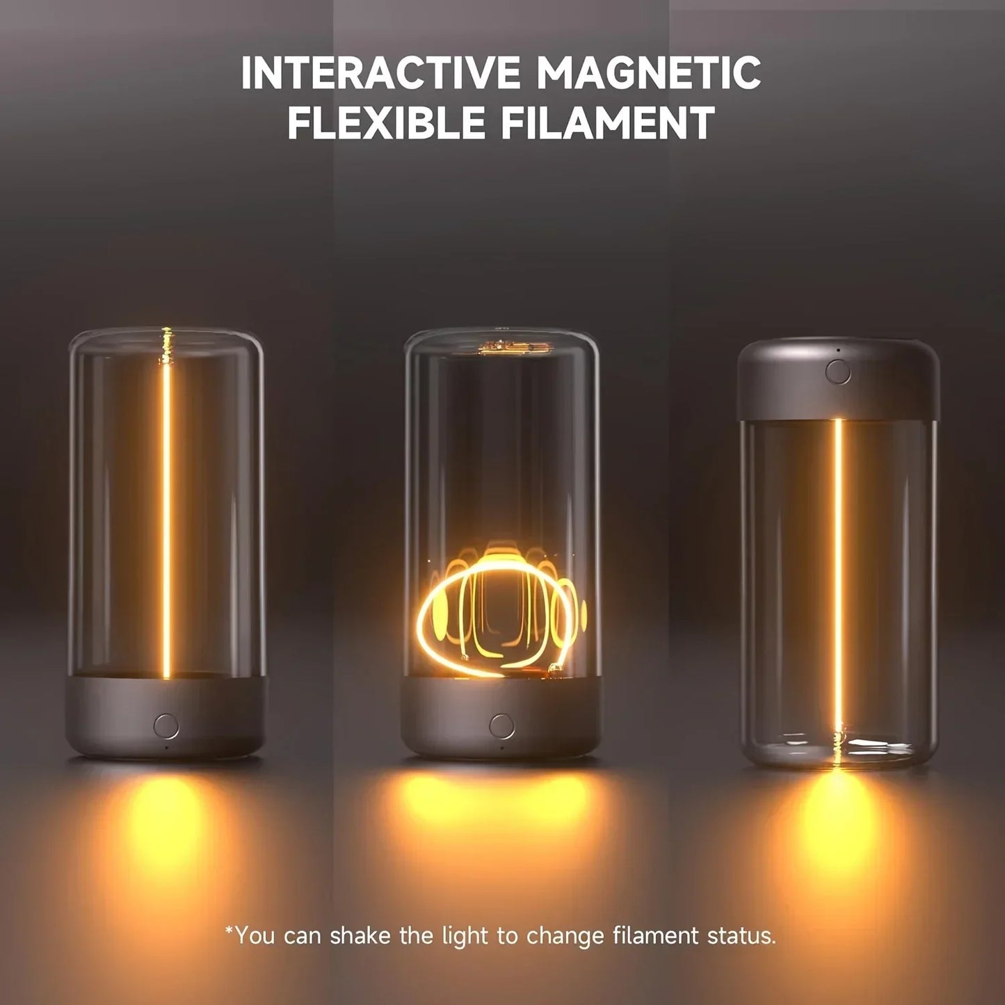 Portable Quantum Wire Ambient Magnetic Light - Rechargeable USB Night Light 💡✨