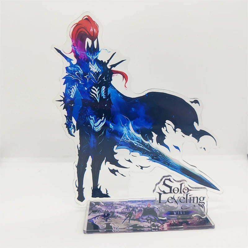 Anime Solo Leveling 15cm Acrylic Stand Sung Jin Woo Sung Jin Ah Yoo Jin Ho Action Figures Desk Model Plate Toys Room Decorations