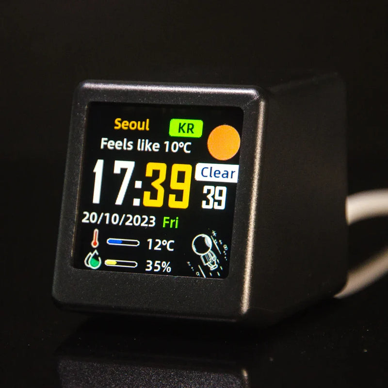 Your Desk Just Got Smarter — GeekMagic Ultra WiFi Weather Station Clock