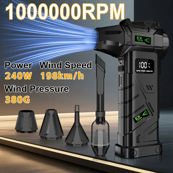 The Violent Fan That Actually Moves Serious Air — 1000000RPM Turbo Jet Blower Review