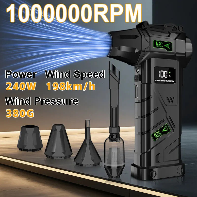 The Violent Fan That Actually Moves Serious Air — 1000000RPM Turbo Jet Blower Review