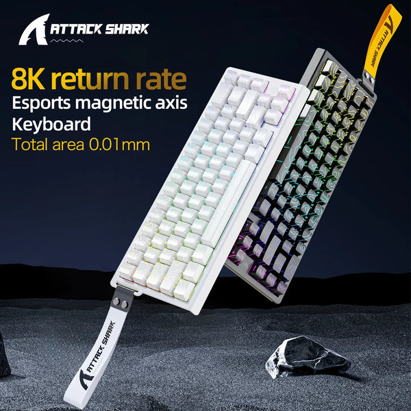 ATTACK SHARK X68HE Review — Magnetic Switches with 0.01mm Rapid Trigger and 8000Hz Polling