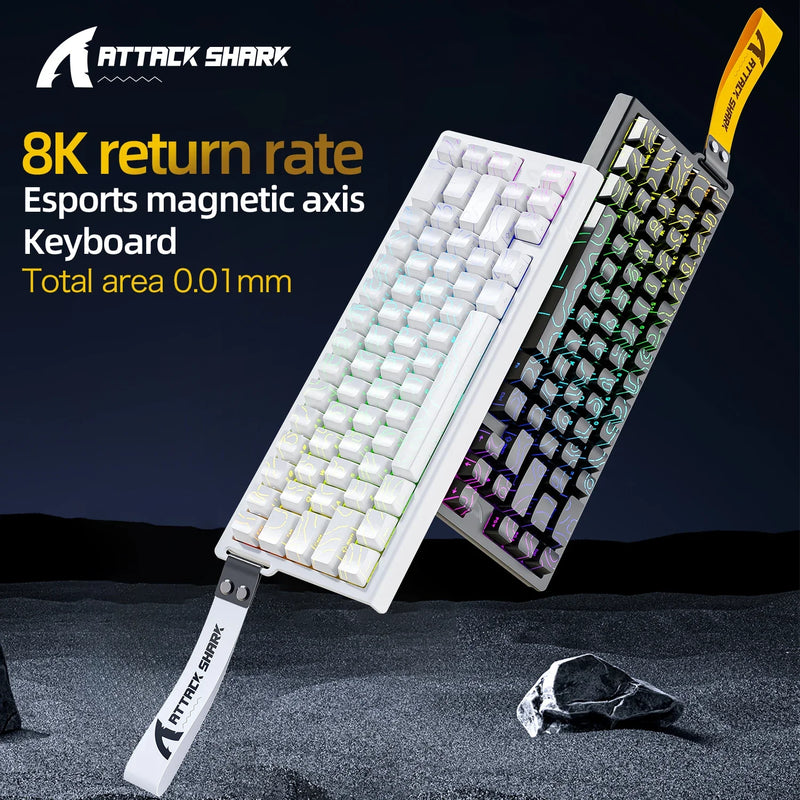 ATTACK SHARK X68HE Review — Magnetic Switches with 0.01mm Rapid Trigger and 8000Hz Polling