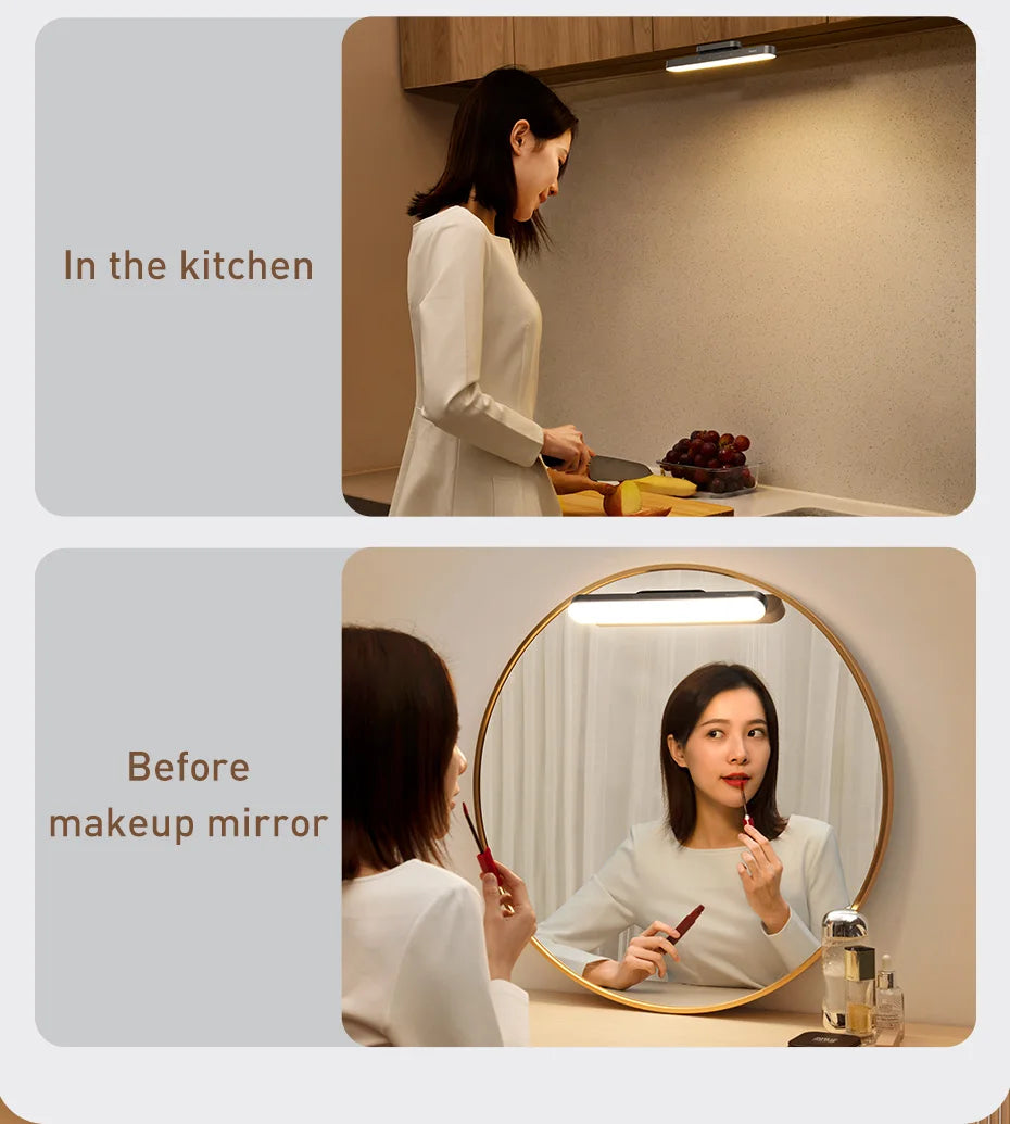 Baseus Magnetic LED Night Light - Stepless Dimming Table Lamp 💡✨