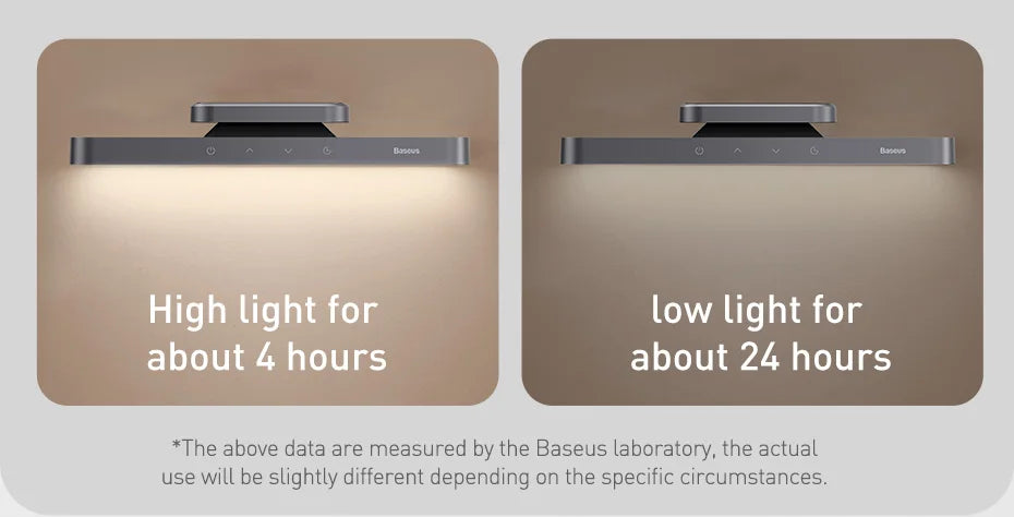 Baseus Magnetic LED Night Light - Stepless Dimming Table Lamp 💡✨