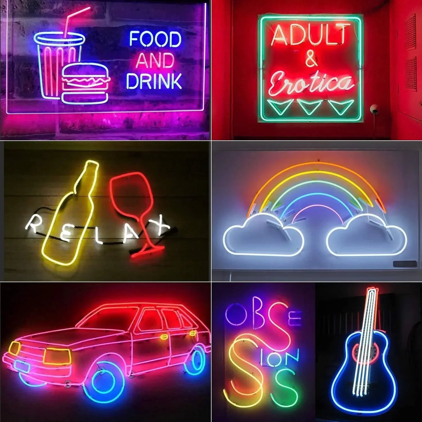 RGB Neon LED Strip - 1/2/3/5M IP65 Waterproof USB Neon Ribbon with Tuya App Control for Home Decor