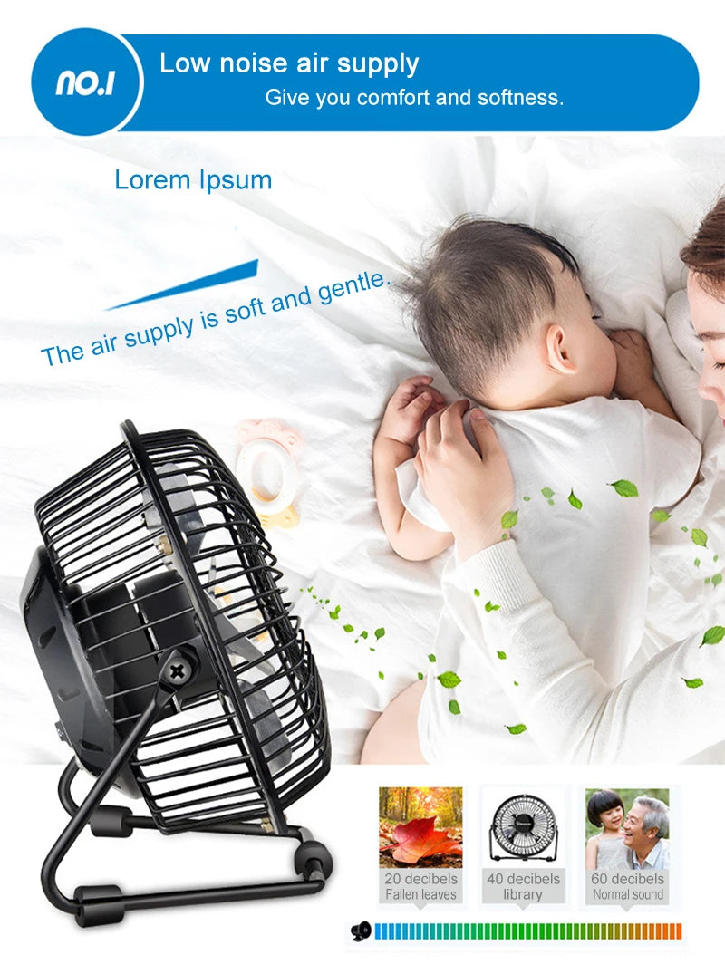 Stay Cool Anywhere with the 4/6inch Mini USB Fan in 2025! 🌬️✨