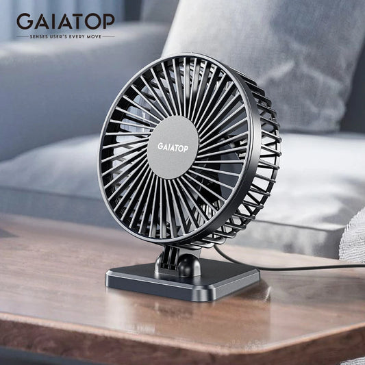 GAIATOP Mini USB Desktop Fan - Portable Cooling for Home & Office 🌬️✨