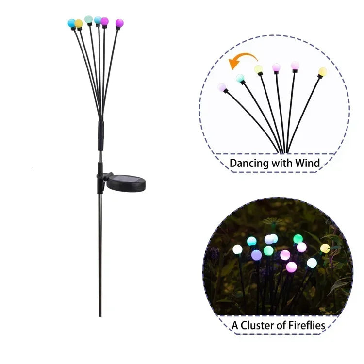 Solar Mushroom Lawn Lights - Waterproof LED Jellyfish Lamp for Garden Decor 🌼✨