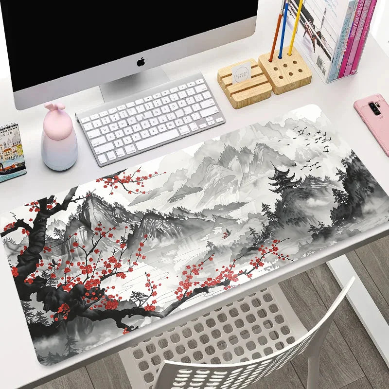 Night Moon Large Cool Mouse Pad – Premium Non-Slip Esports Desk Mat for Laptop & PC Gaming
