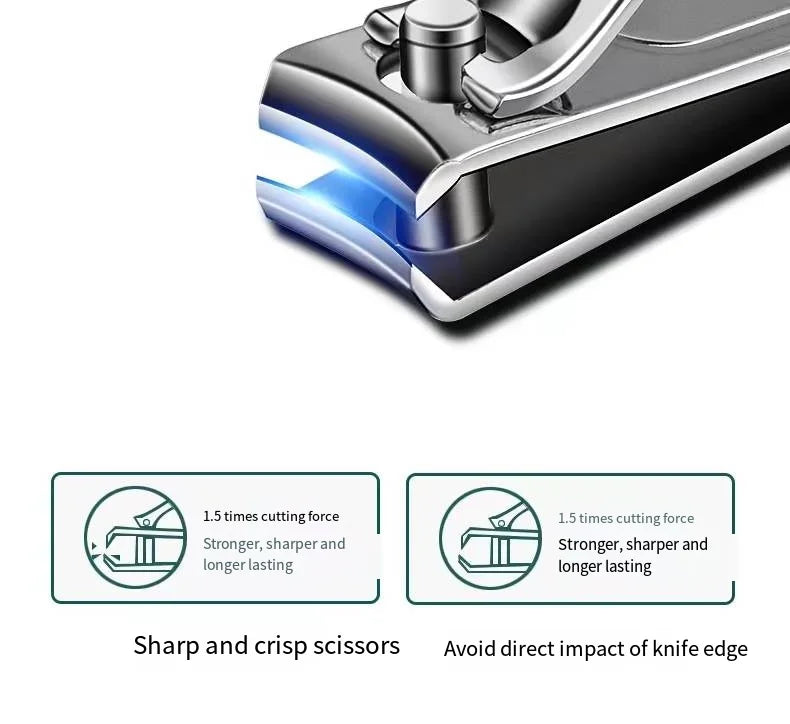 6-Piece Nail Clipper Set | Professional Stainless Steel Manicure Set for Finger & Toe, Portable Travel Case