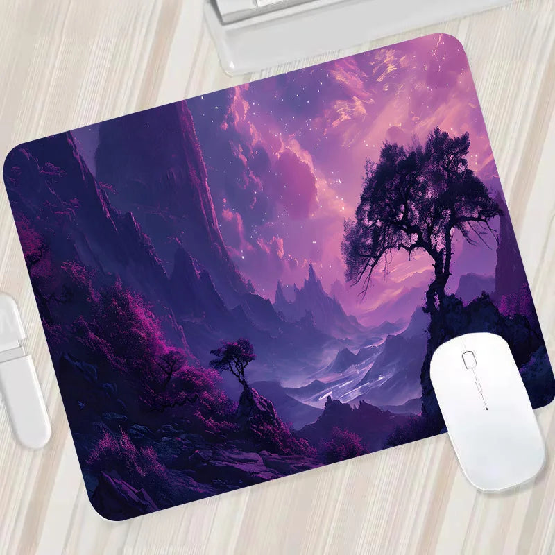 Night Moon Large Cool Mouse Pad – Premium Non-Slip Esports Desk Mat for Laptop & PC Gaming