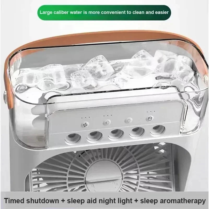 3 In 1 Fan Air Conditioner in bedroom setting