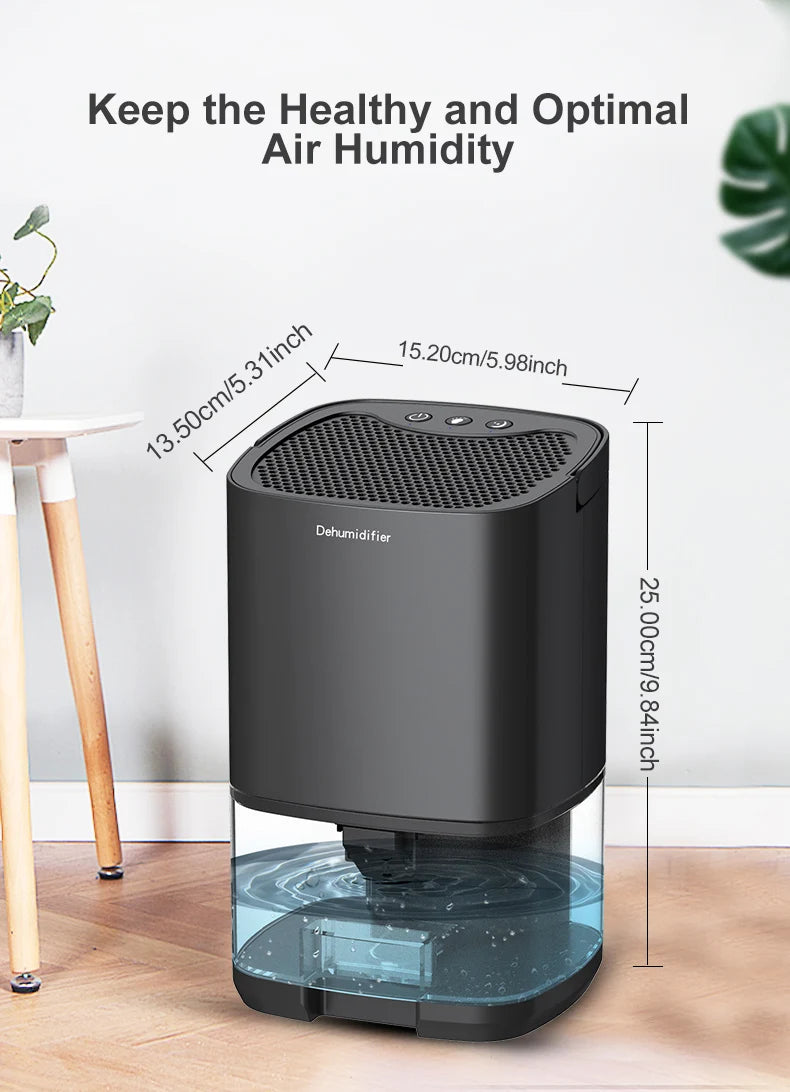 Air Dehumidifier Portable Mute Moisture Absorber - Fresh Air for Home & Office 🌬️✨