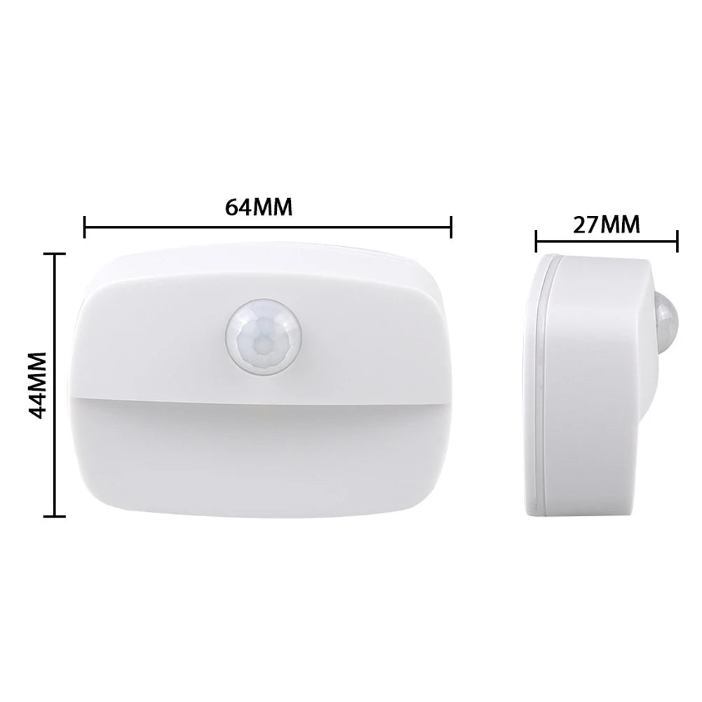 Motion Sensor LED Night Light - Auto ON/OFF Wireless Lamp for Home Lighting 🚶✨