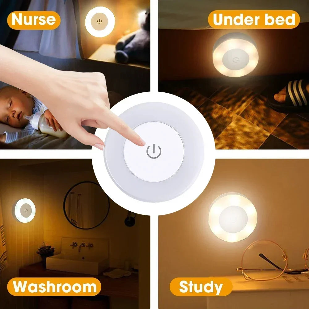 LED Portable USB Rechargeable Night Light - Cozy Lighting for Home Decor 🌟✨