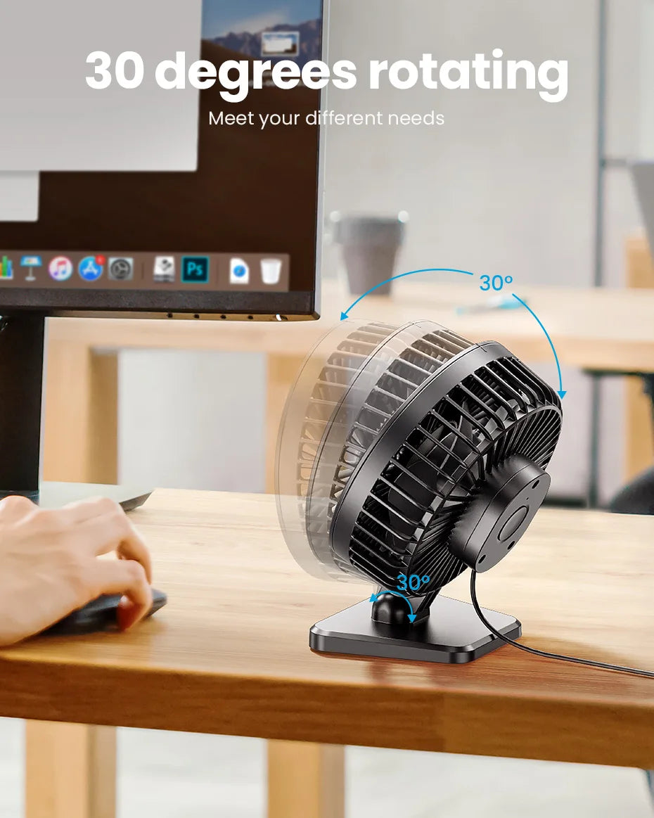 GAIATOP Mini USB Desktop Fan - Portable Cooling for Home & Office 🌬️✨