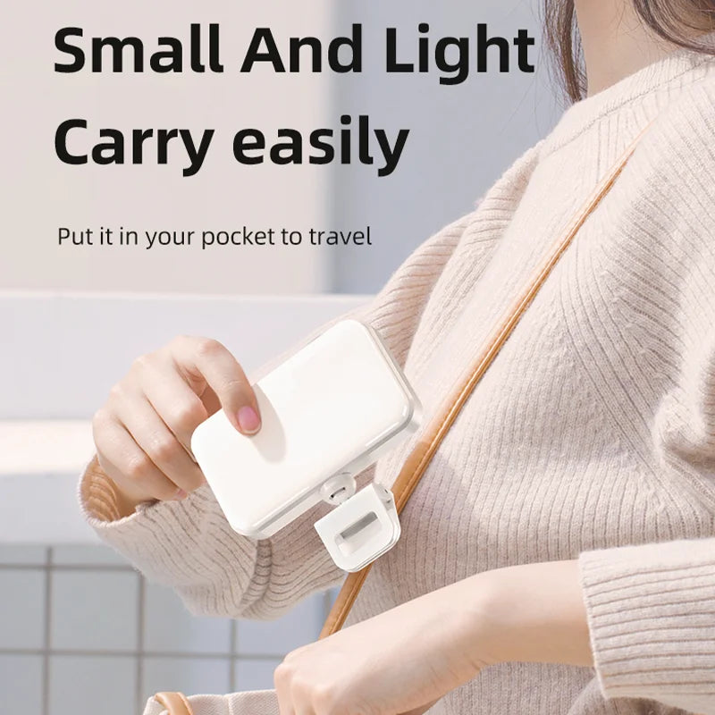 Pocket LED Selfie Light - Clip-On Ringlight for iPhone, iPad, & Laptop 💡✨