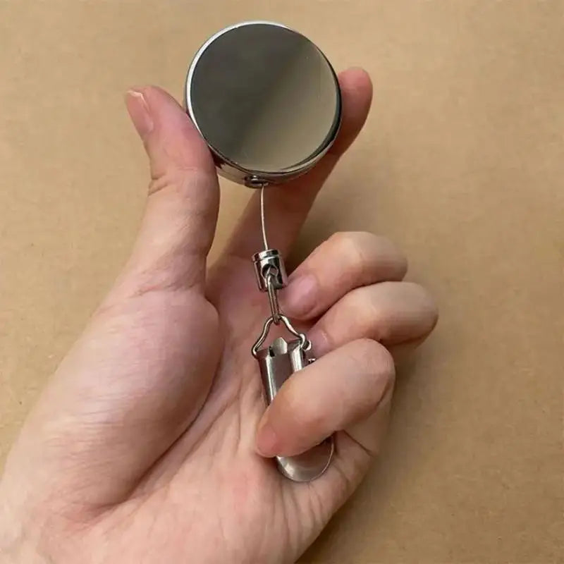 Retractable Metal Towel Holder | Self-Adhesive Wall Mount, No Drill, Stainless Steel Extendable Bar for Kitchen Bathroom Bedroom