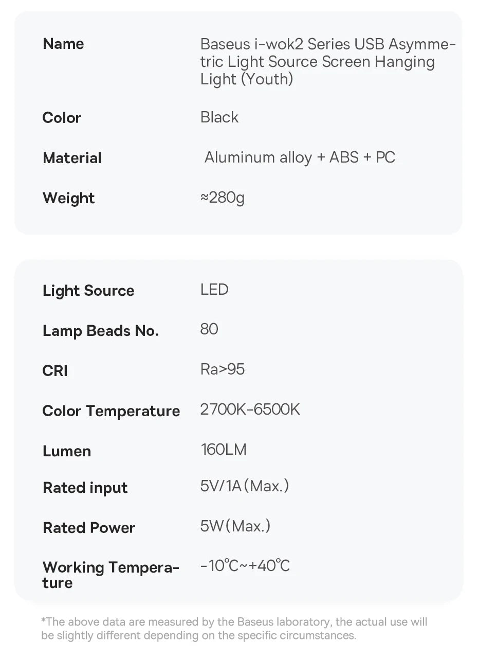 Baseus Screen Light Desk Lamp - USB Adjustable Monitor Light for Work & Study 💡✨