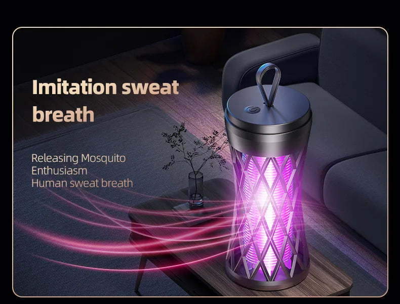 Electric Shock Mosquito Killer Lamp Outdoor Atmosphere Light Mosquito Repellent Safe Efficient Home Mosquito Zapper Household