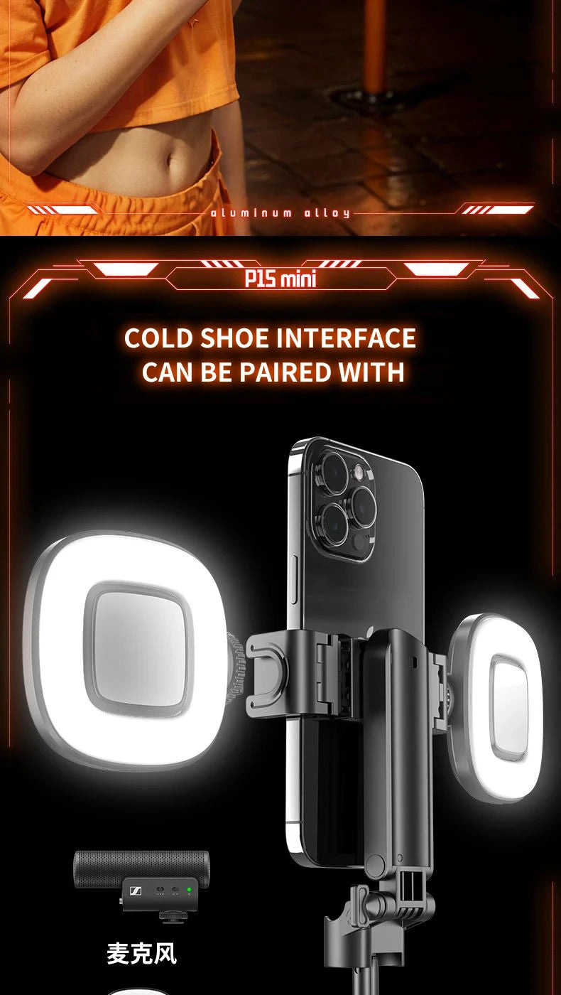 Mini Bluetooth Tripod Selfie Stick | Telescopic Aluminium Phone Holder, Portable & Foldable, Universal Compatibility for iPhone Samsung
