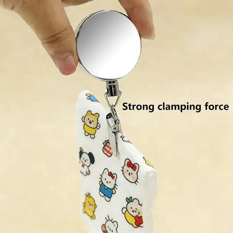 Retractable Metal Towel Holder | Self-Adhesive Wall Mount, No Drill, Stainless Steel Extendable Bar for Kitchen Bathroom Bedroom