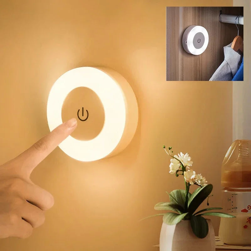 LED Portable USB Rechargeable Night Light - Cozy Lighting for Home Decor 🌟✨