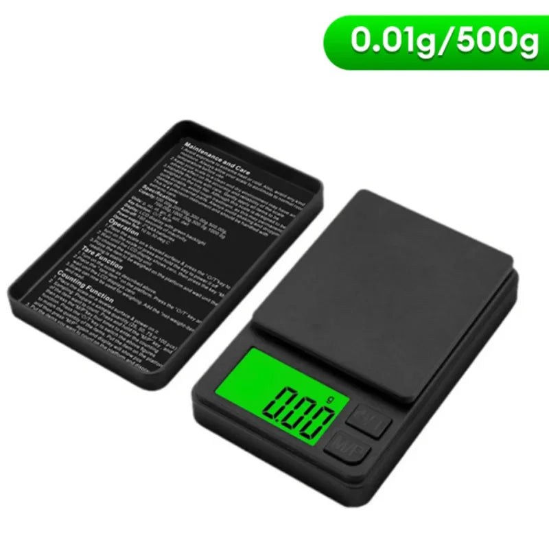 Precision Pocket Scale 1000g x 0.1g - Digital Mini Scale for Food, Jewelry & Travel ⚖️✨