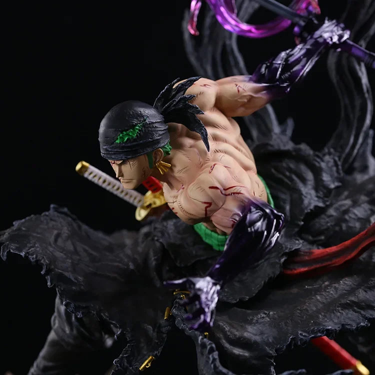35CM One Piece Anime Roronoa Zoro Figurine Pvc Gk Statue Figurine Model Doll Collection